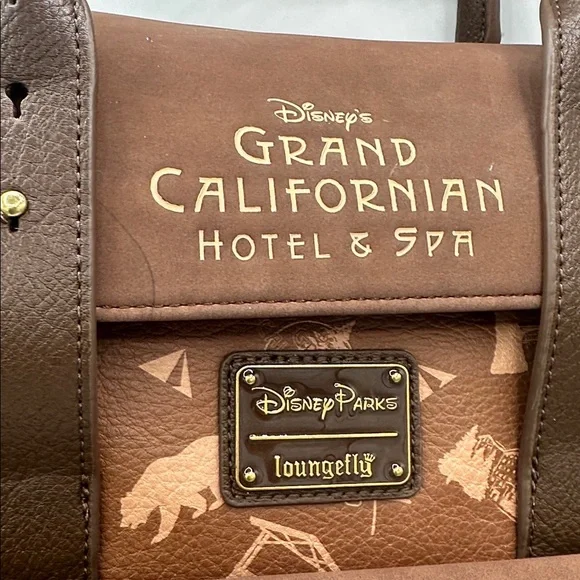 Loungefly Disney Grand Californian Tan Backpack - Picture 2 of 5
